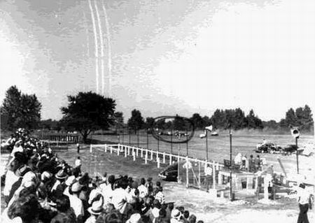 Mt. Clemens Race Track - 1951 North Turn From Vince Cuker